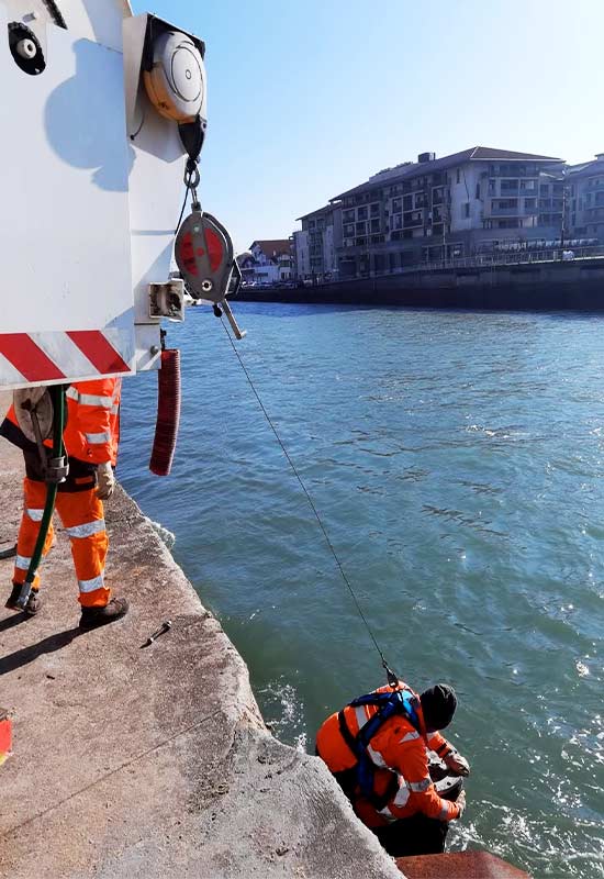nettoyage-acces-bypass-hydrolog diagnostic canalisation - accès au bypass Capbreton par Hydrolog